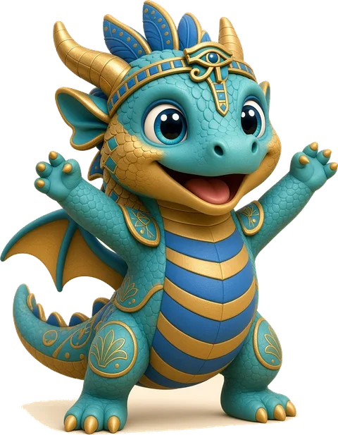 The Hero Panda and the Ahmes Dragon